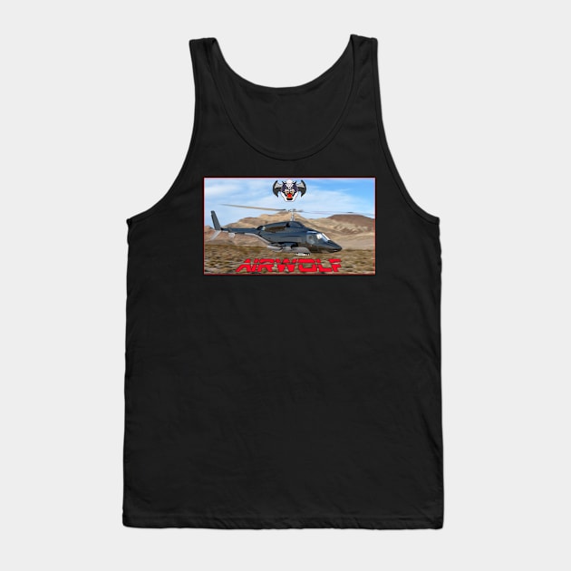 Airwolf - desert flight Tank Top by SciFi_Kaiju_Guy